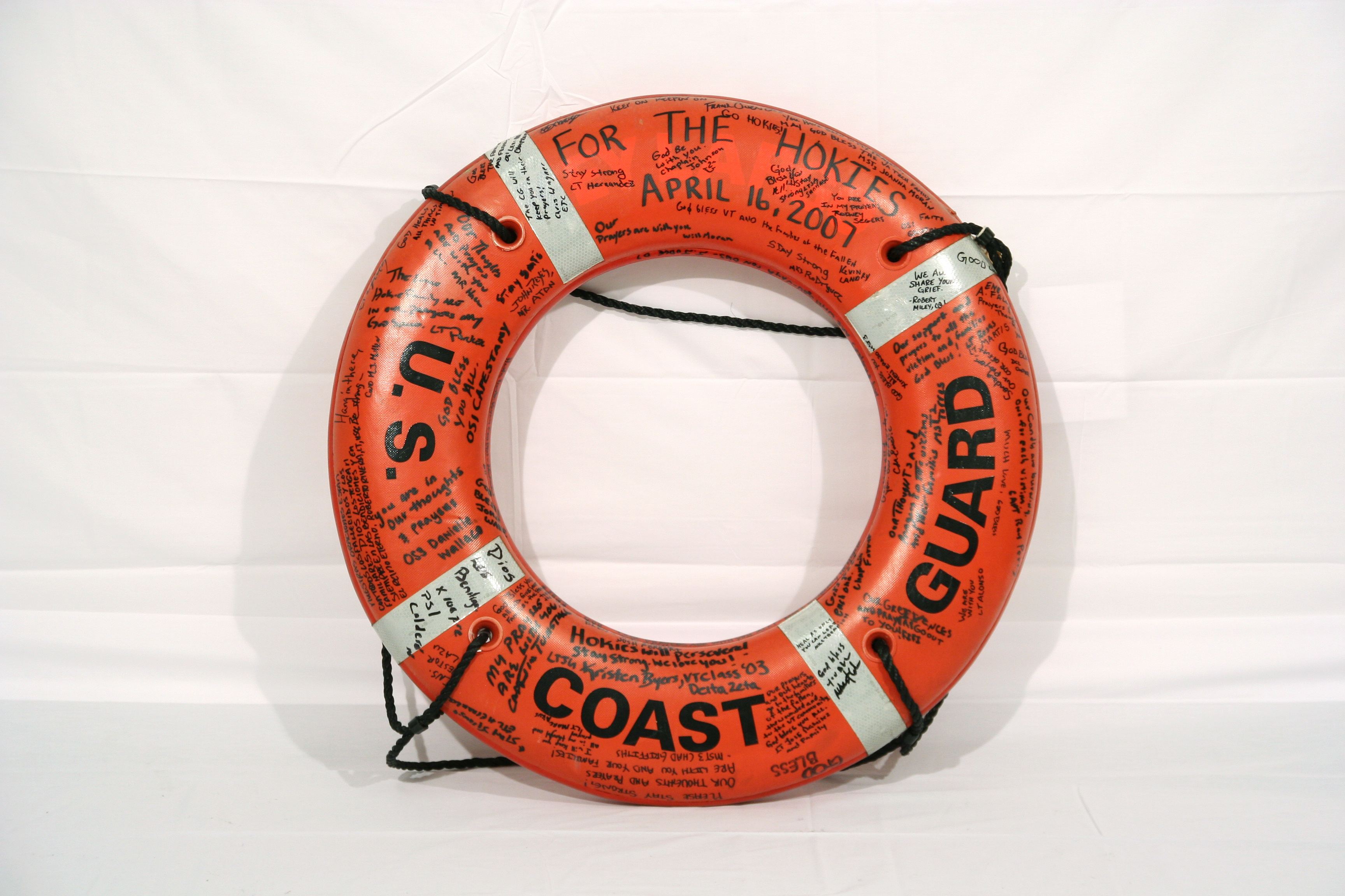 Life preserver from U. S. Coast Guard