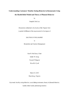 dissertation topics in hospitality management Thumbnail