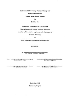 dissertation topics in hospitality management Thumbnail