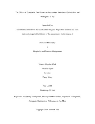 dissertation topics in hospitality management Thumbnail