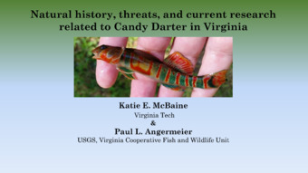 Natural history, threats, and current research related to Candy